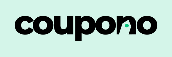 Coupono Brand Logo - Transparent (green bg)